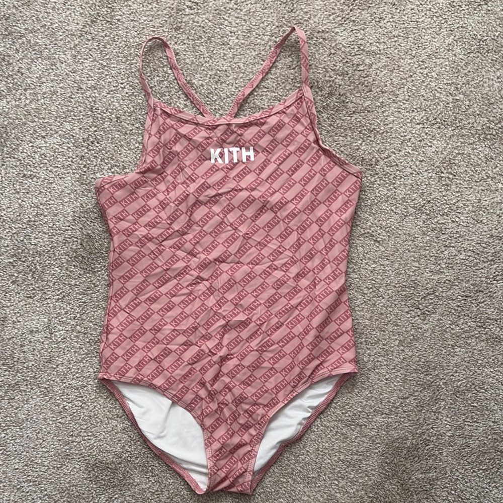 KITH KIDS Pink Patterned Swimsuit